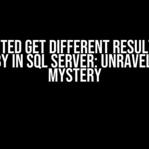 C# Sorted Get Different Result from ORDER BY in SQL Server: Unraveling the Mystery